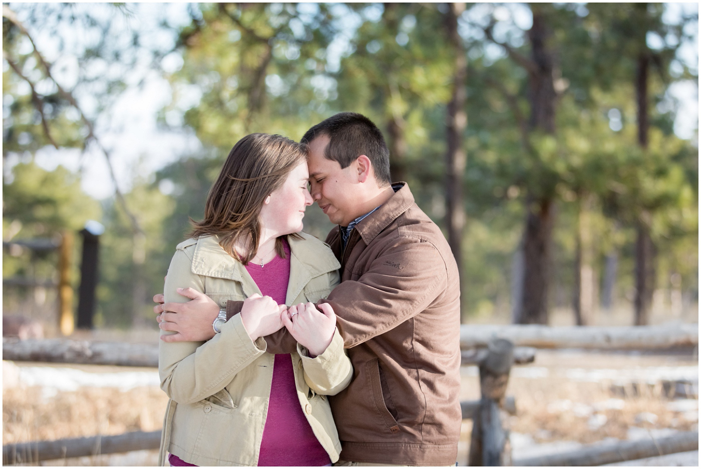 lookout mountain engagement photo