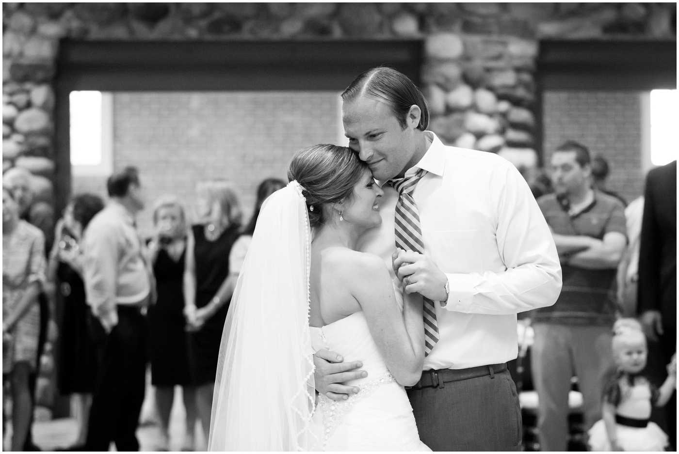 picture of bride and groom first dance