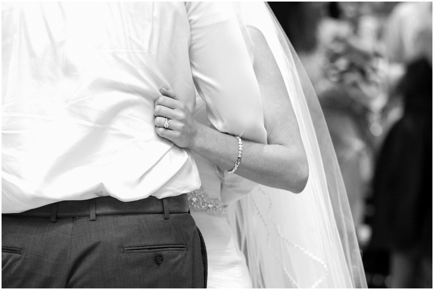 picture of bride and groom during first dance