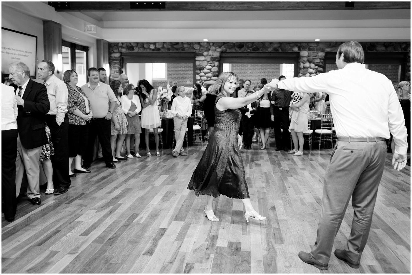 picture of mother-son dance