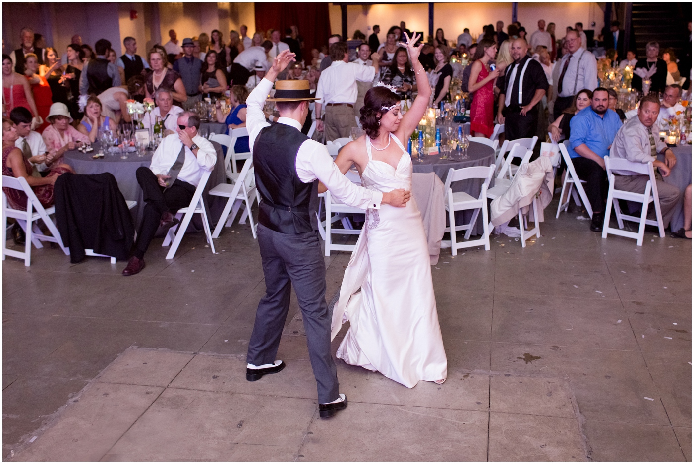 picture of bride & groom's flamenco dance