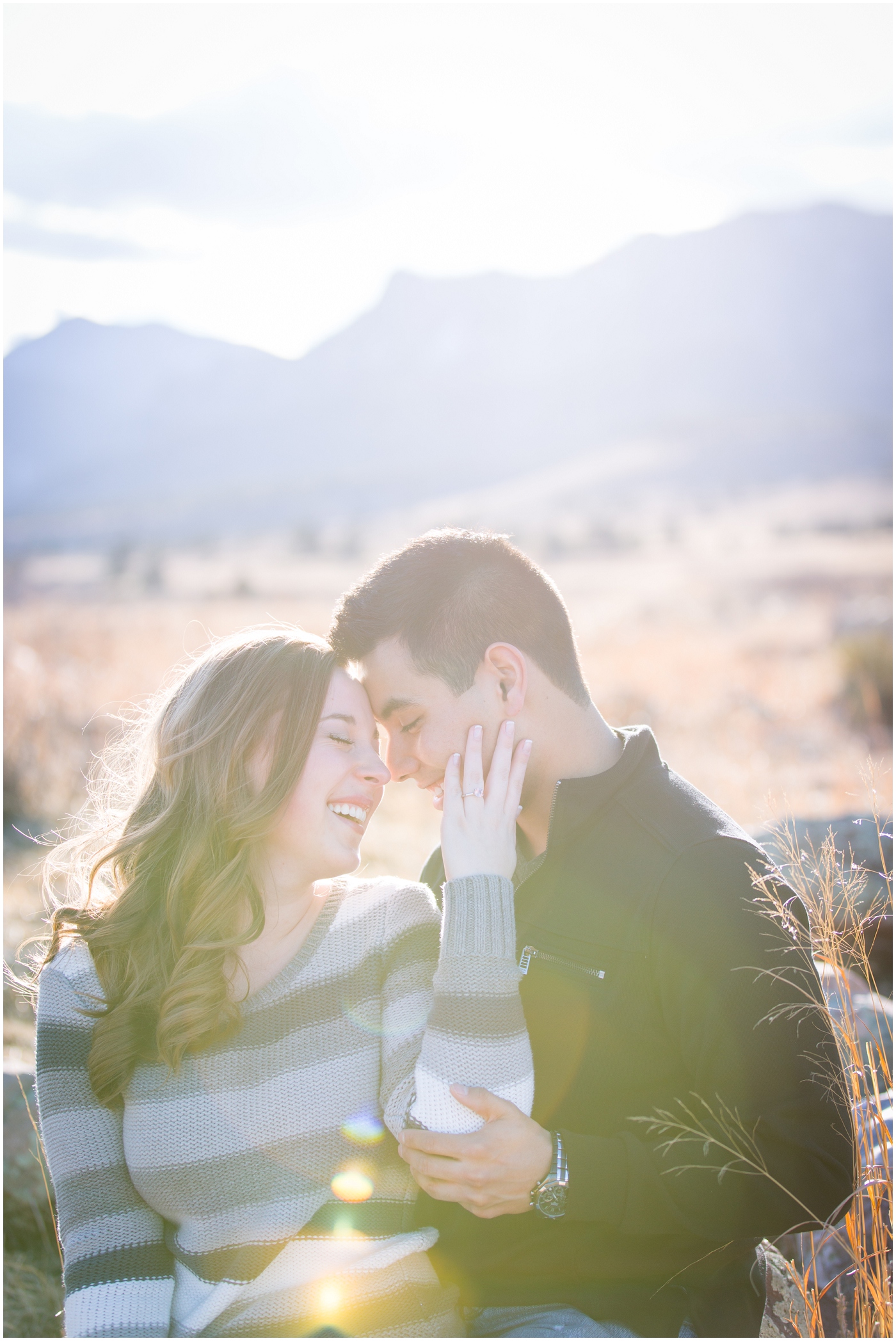 picture of boulder mountain engagement photos