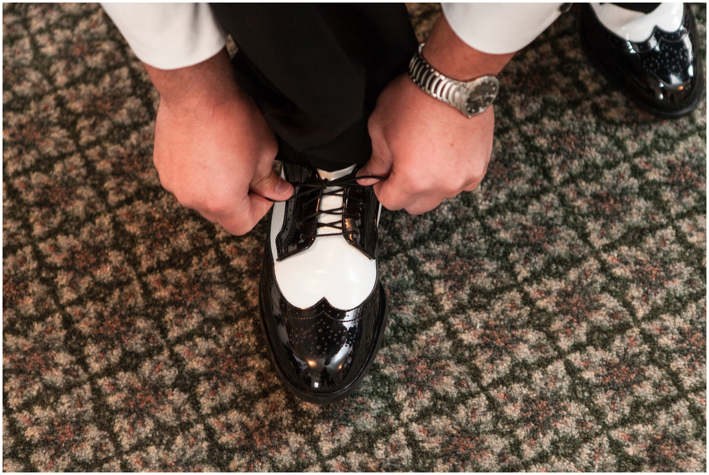 picture of groom's shoes