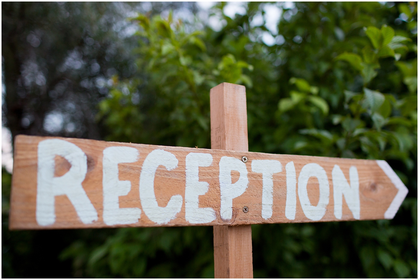 picture of reception sign
