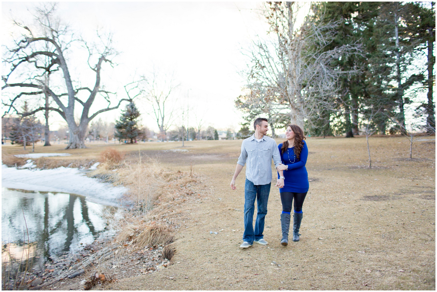 engagement photos in washington park denver