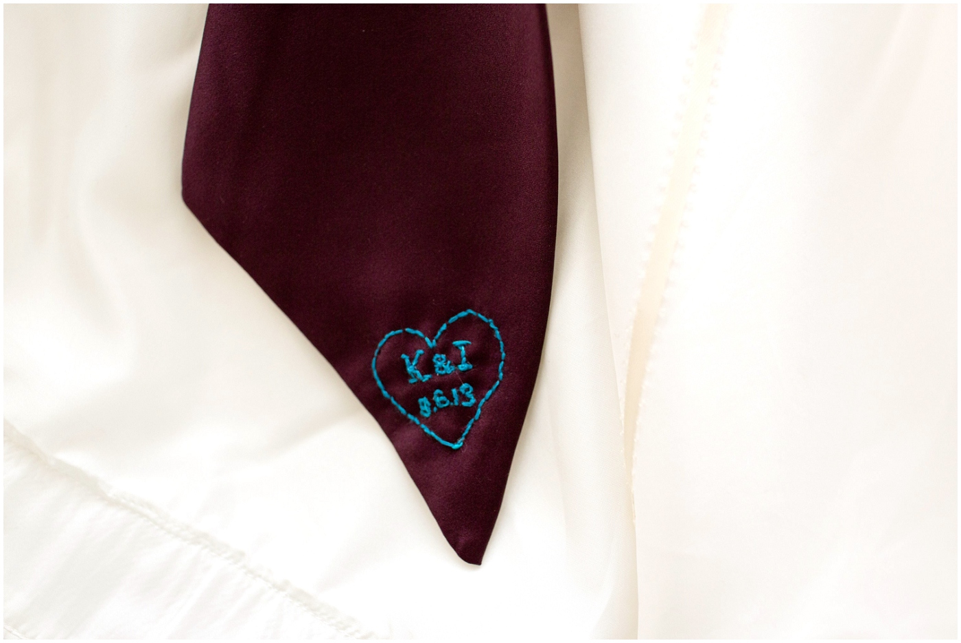 picture of monogram wedding sash