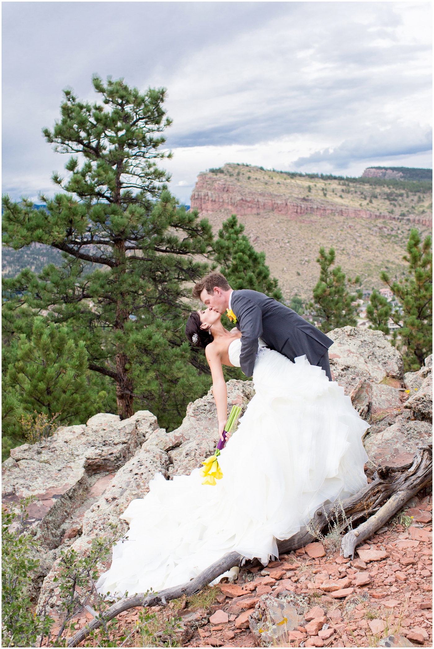 picture of bride and groom at lionscrest manor wedding