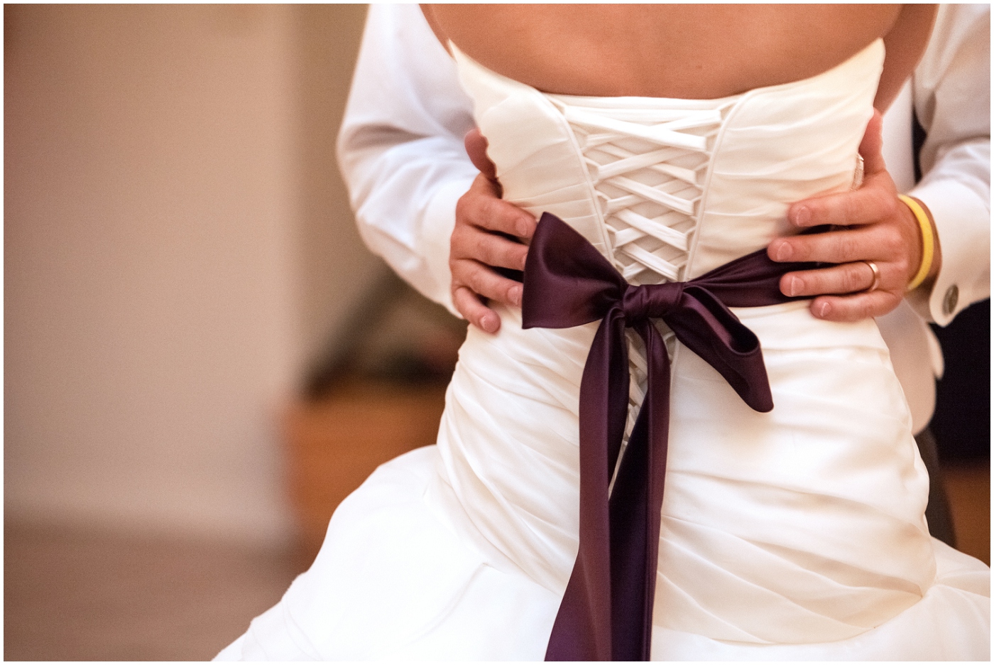 picture of bride and groom's first dance