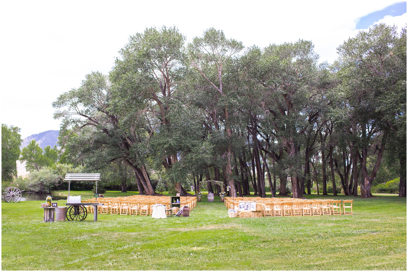 picture of ranch wedding by laramie wedding photographer Plum Pretty Photography