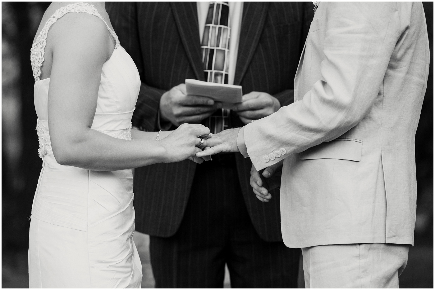 picture of wedding ring ceremony