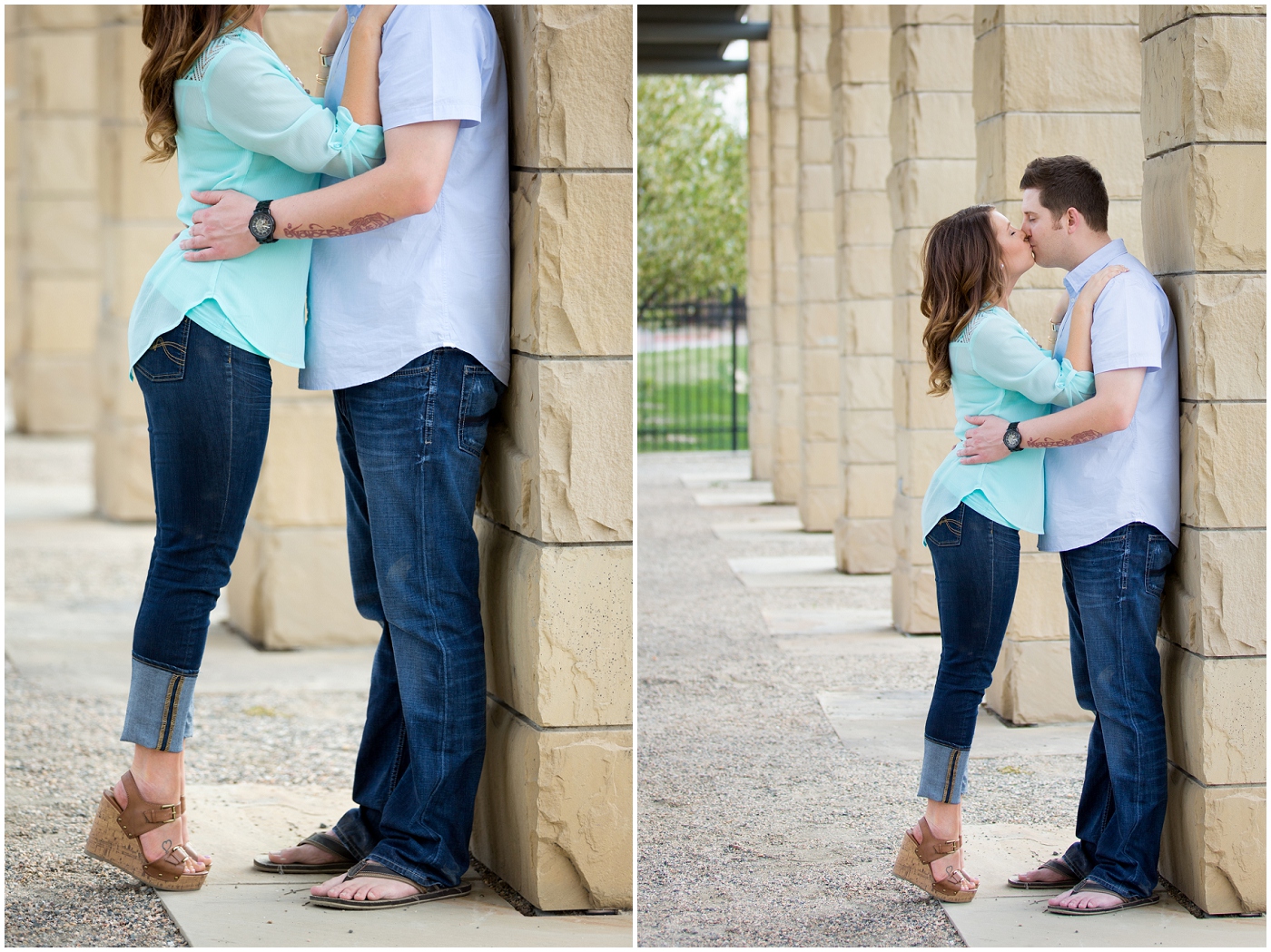 picture of centennial gardens engagement photos