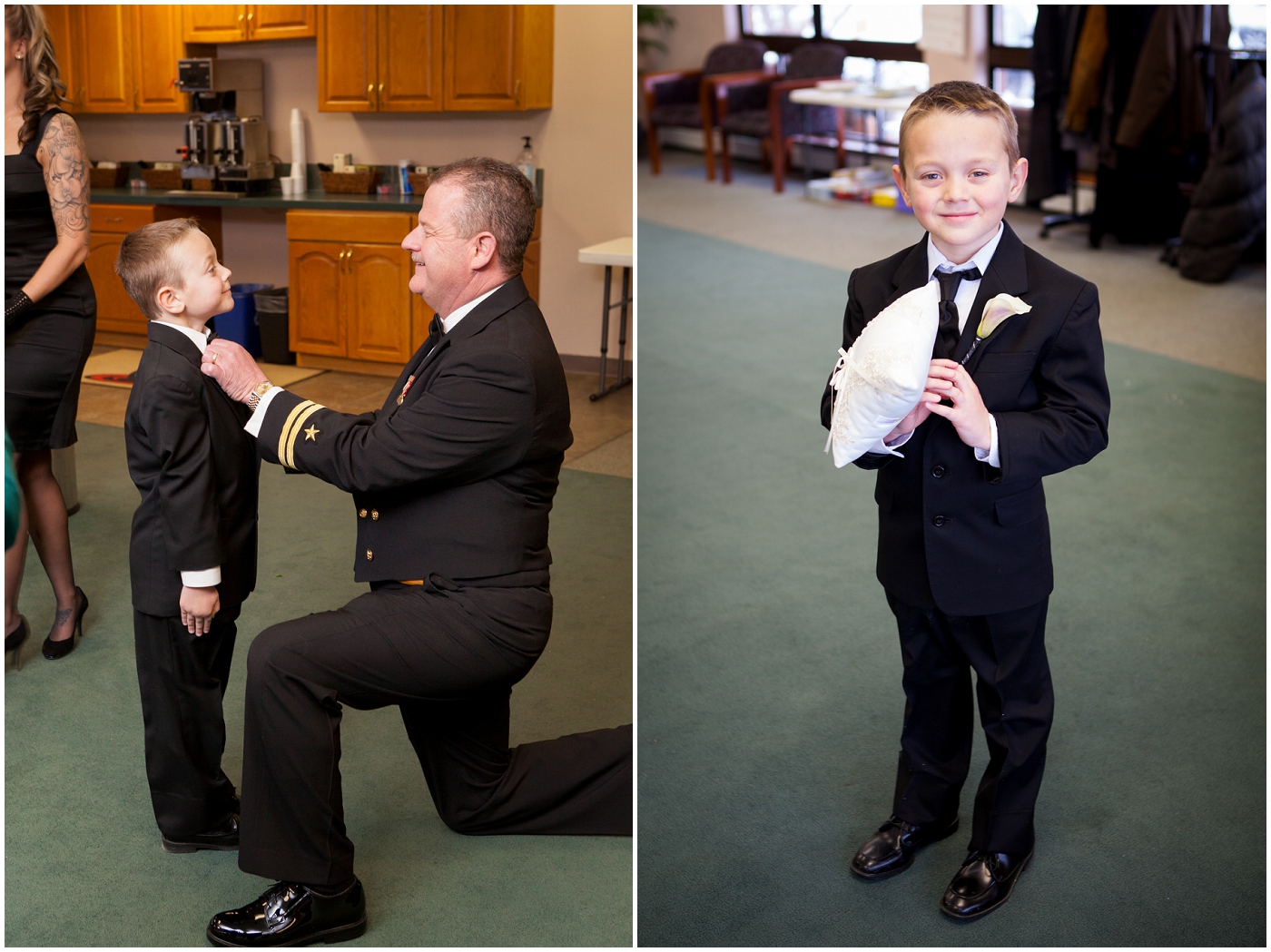 picture of wedding ring bearer