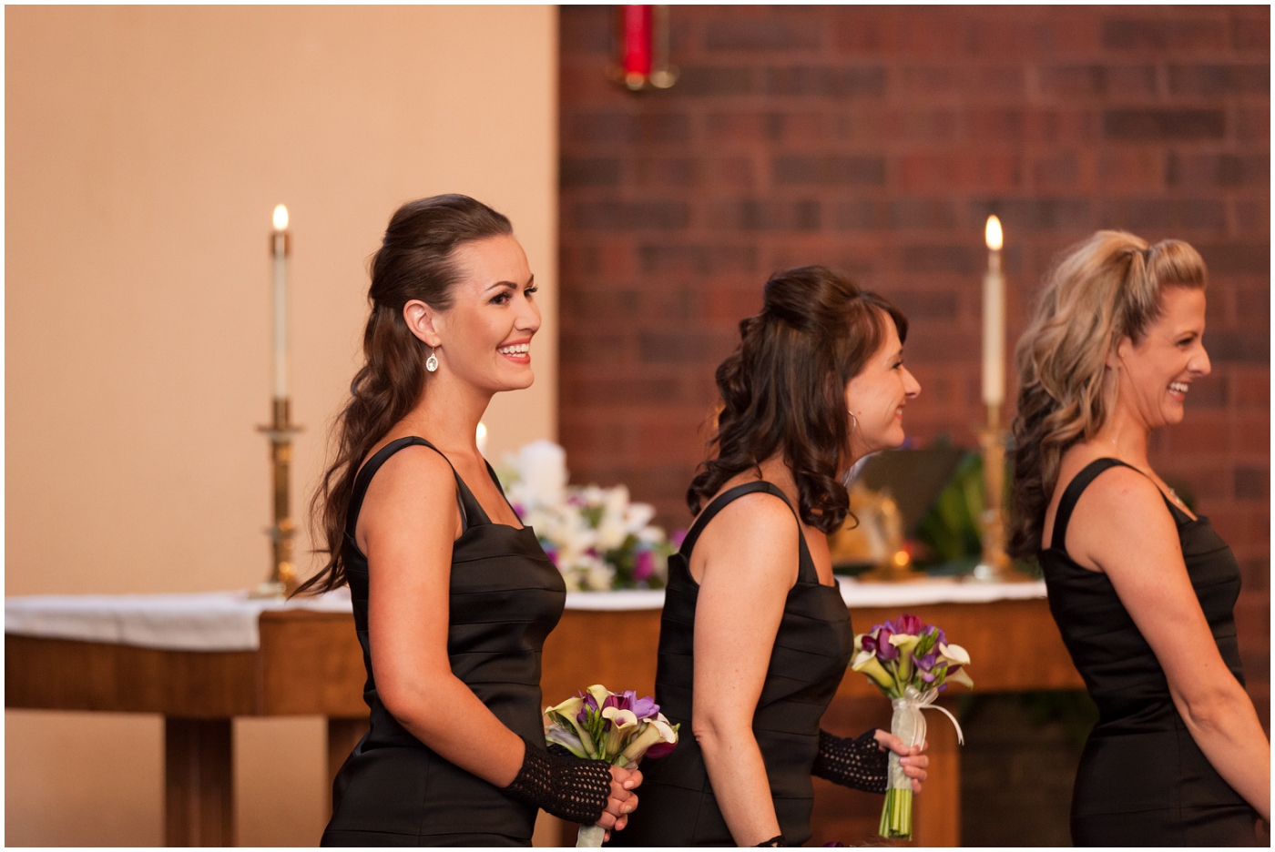 picture of bridesmaid laughing