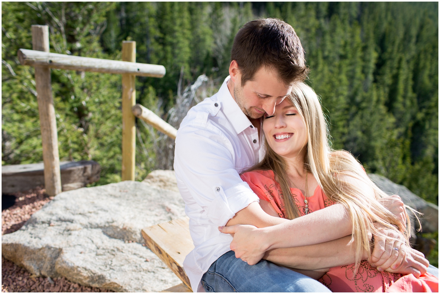 picture of peaceful valley ranch engagement photos
