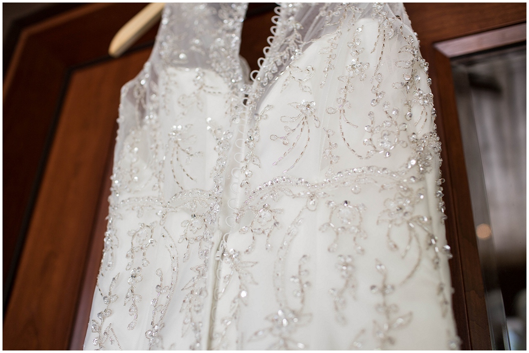 picture of lace dress detail