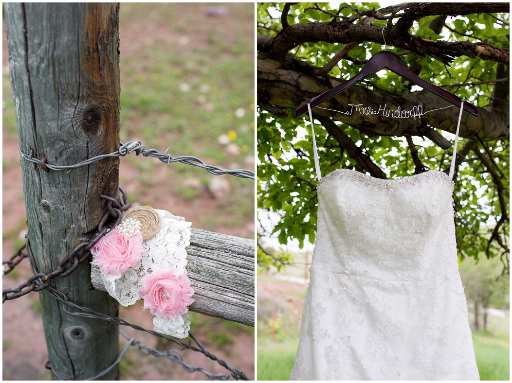 picture of custom bridal hanger