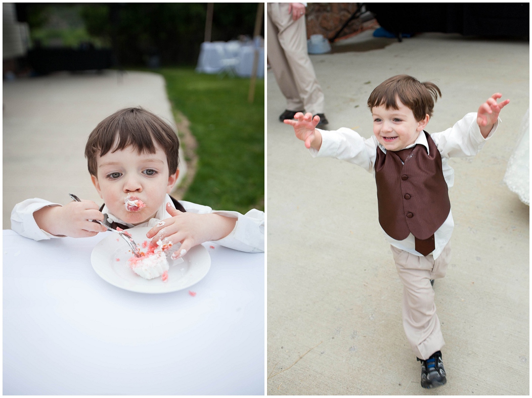 picture of ring bearer dancing