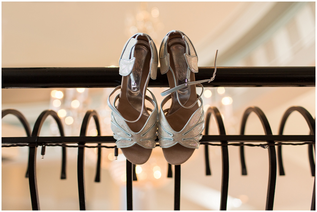 picture of light blue bridal shoes