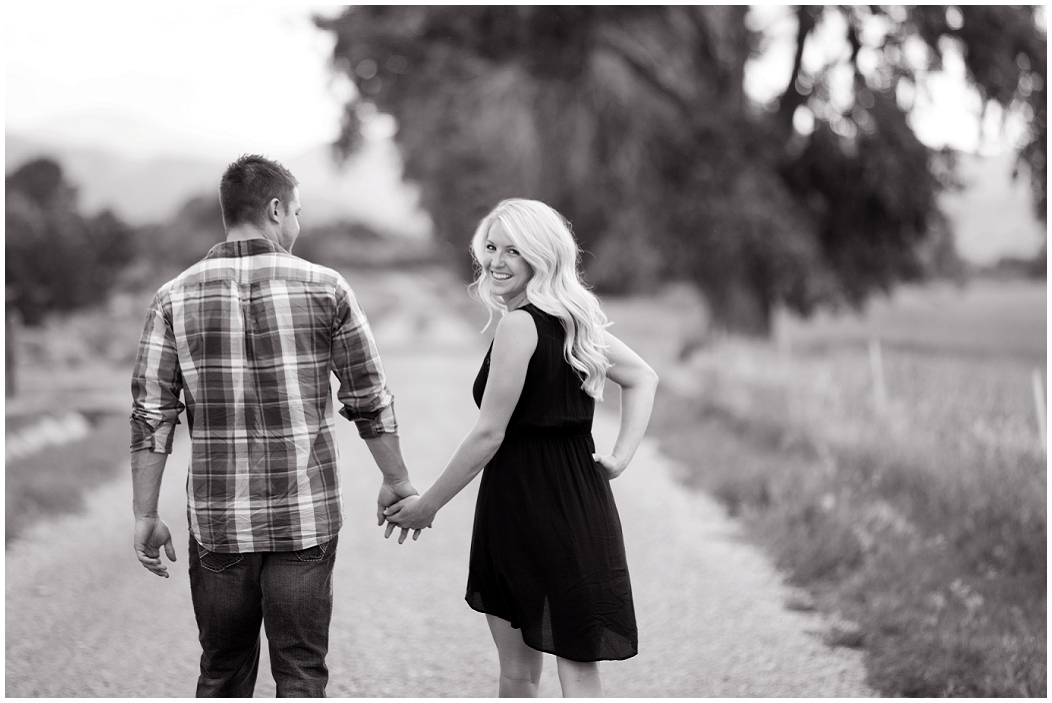 picture of rustic fort collins engagement photos