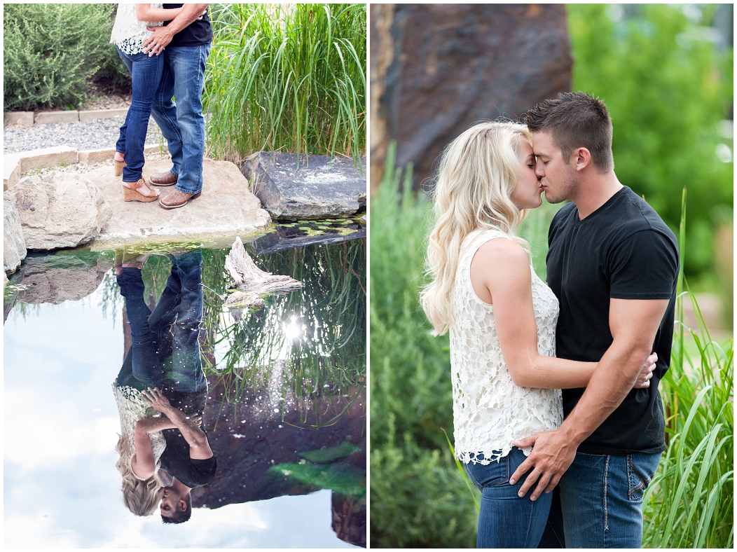 picture of the rock garden engagement photos