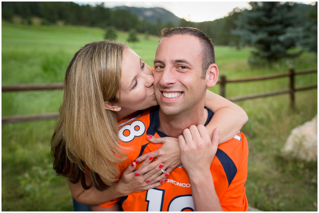 picture of evergreen engagement photos