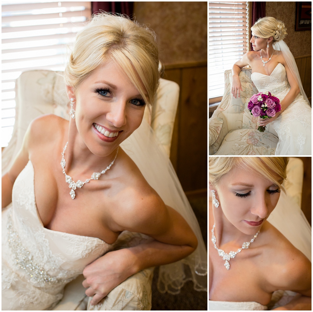 picture of bride at First Baptist Church of Scott City wedding