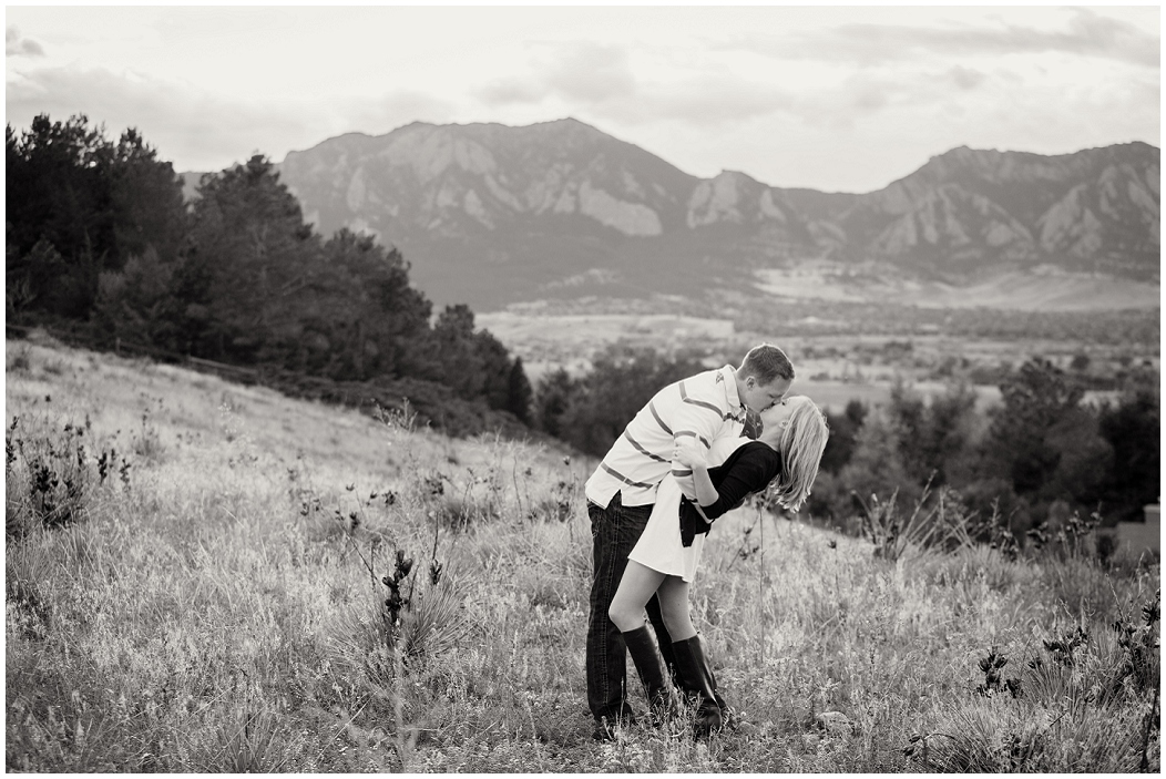 picture of flatirons engagement photos