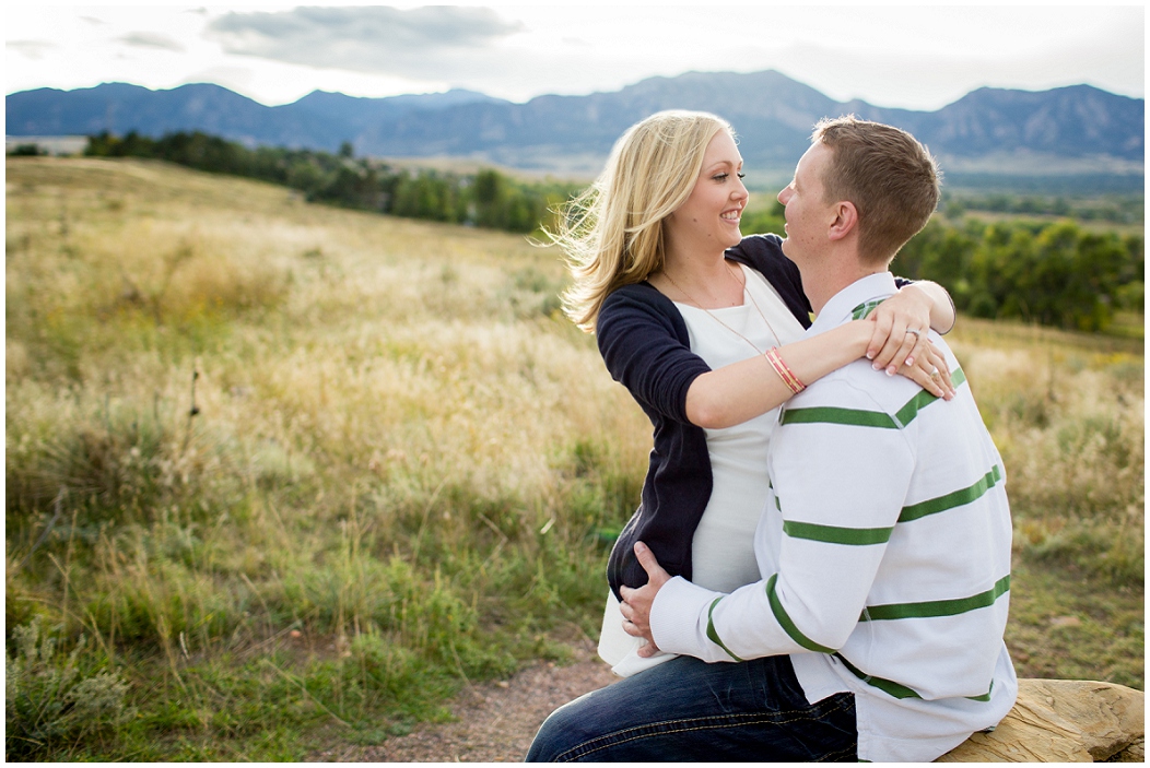 picture of louisville, colorado engagement photos