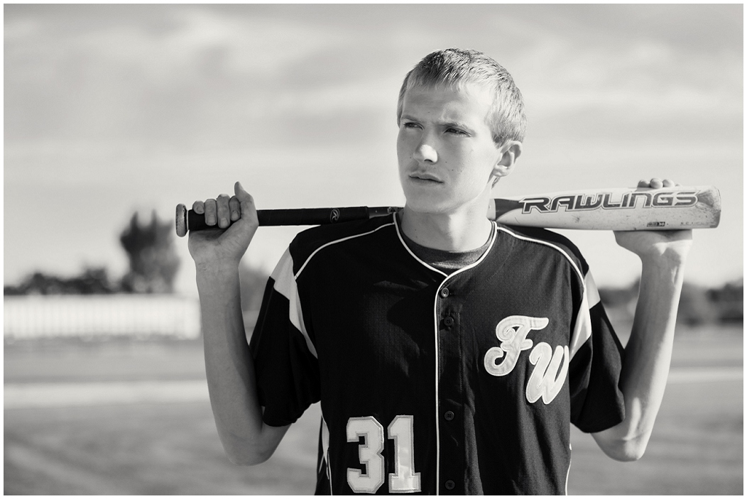 picture of baseball player senior photos