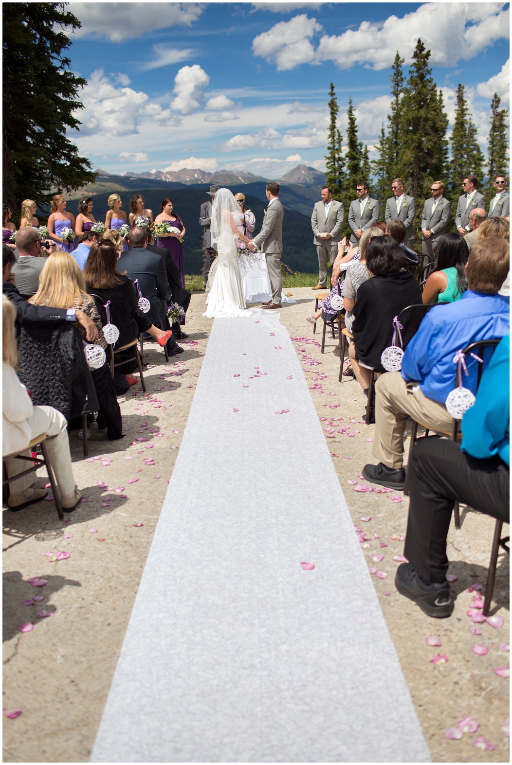 picture of colorado mountain wedding photography
