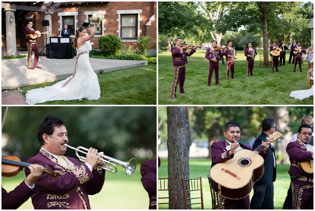 picture of mariachi band at wedding 