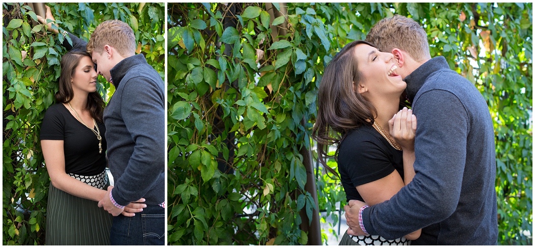 picture of pearl street engagement photos