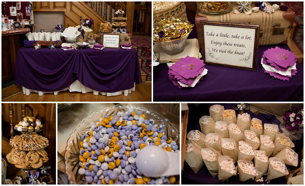 picture of wedding candy buffet