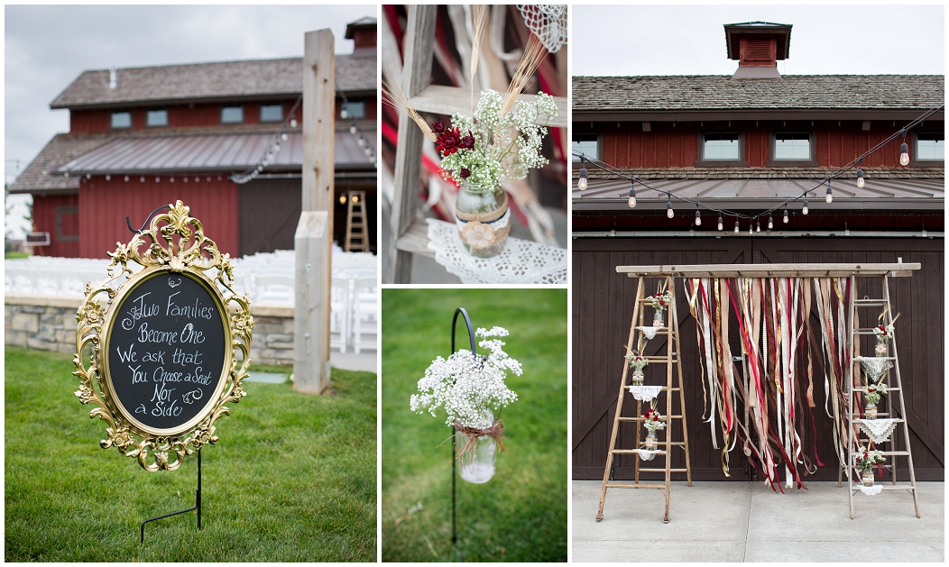 picture of rustic wedding details