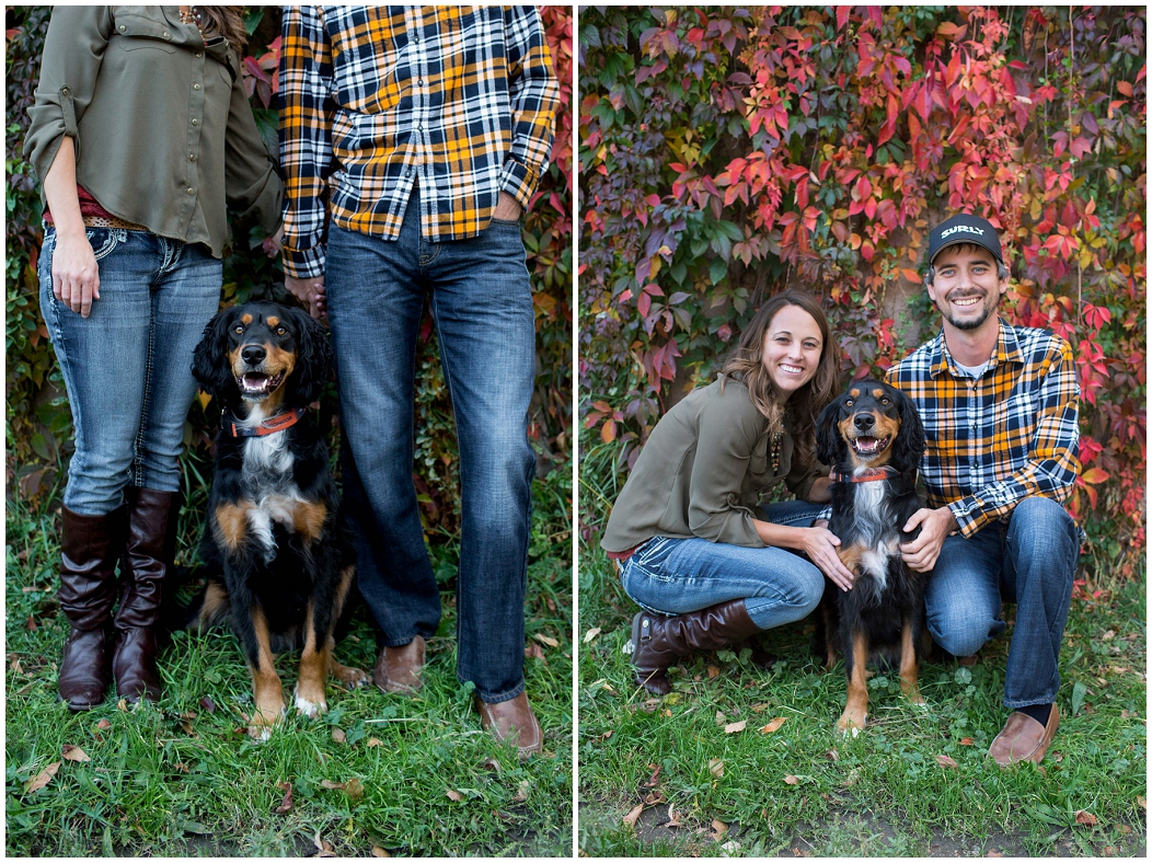 picture of Fall engagement photos