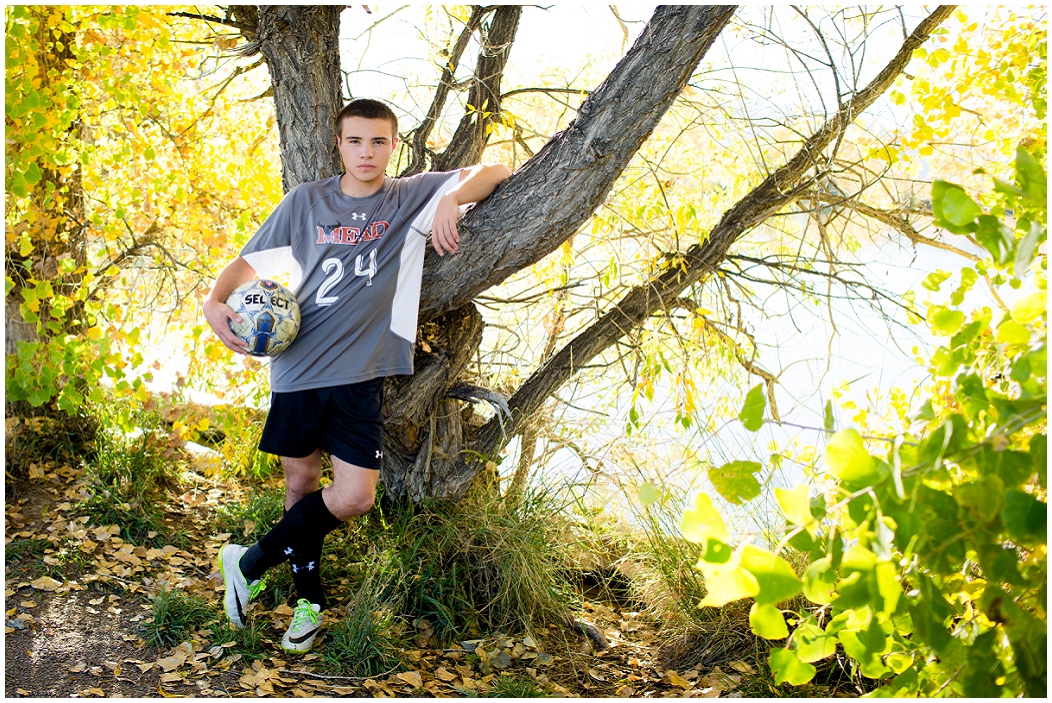 picture of soccer player senior photos