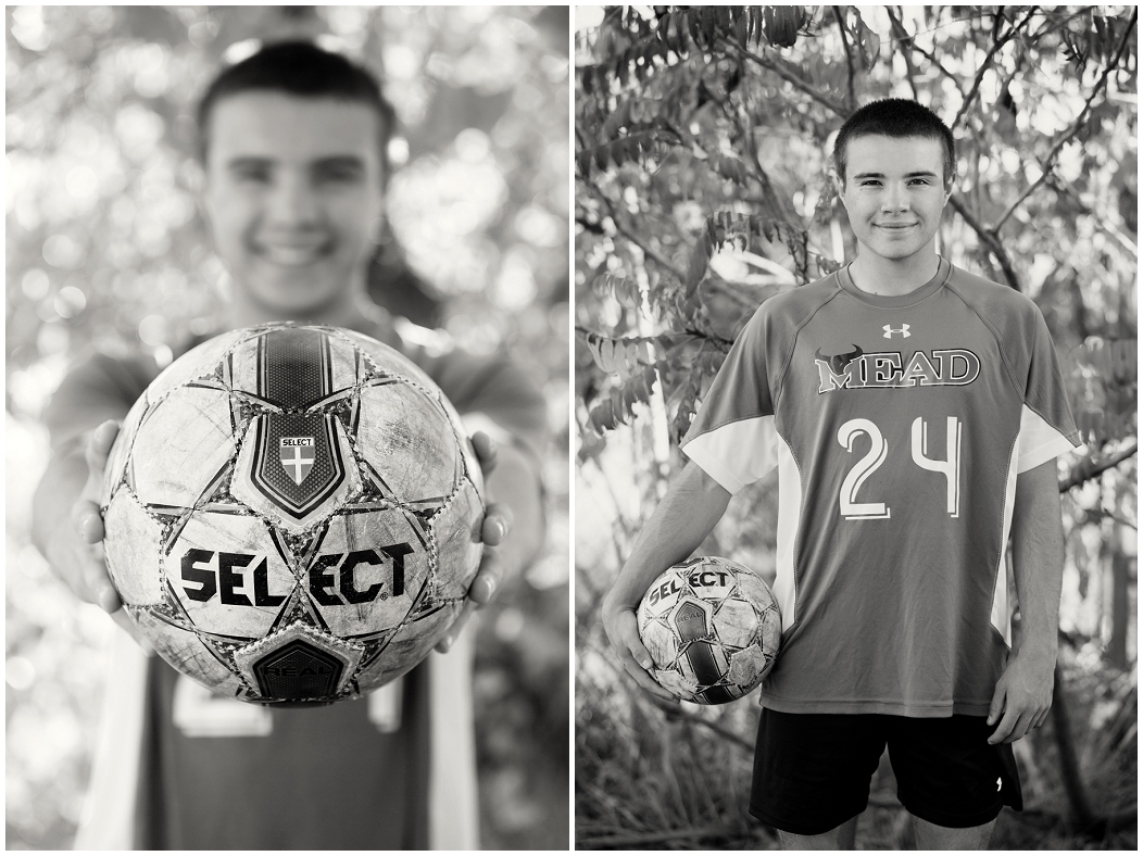 picture of soccer player senior pictures