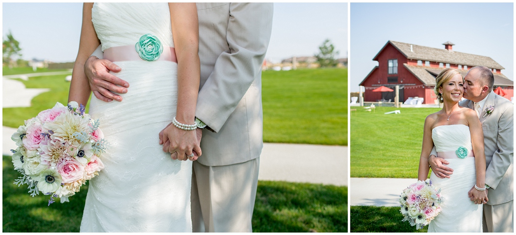 picture of rustic Colorado wedding