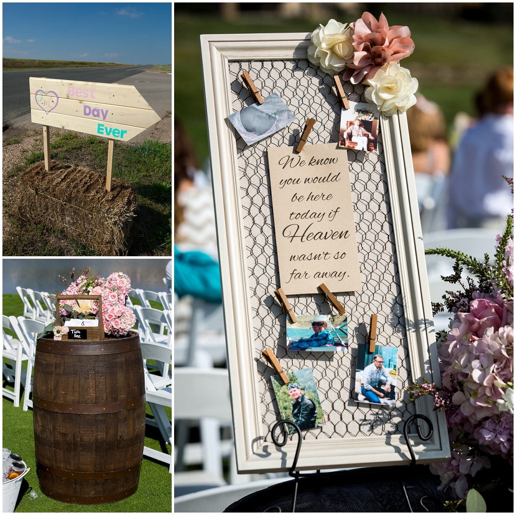 picture of rustic wedding details 
