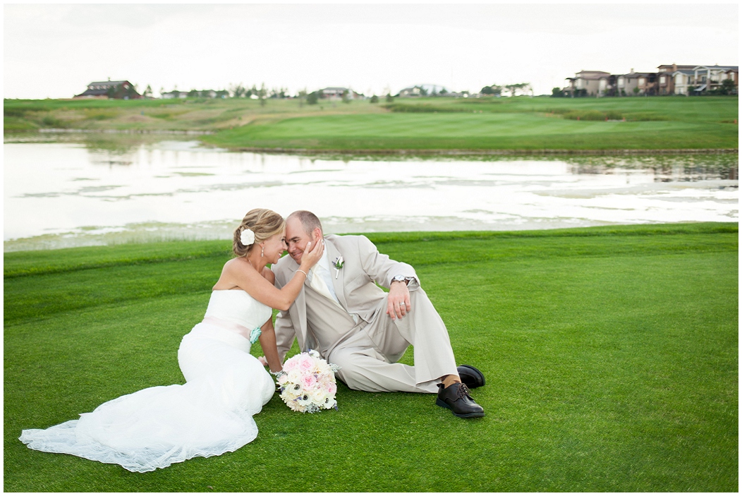 picture of golf course wedding in Windsor, Colorado