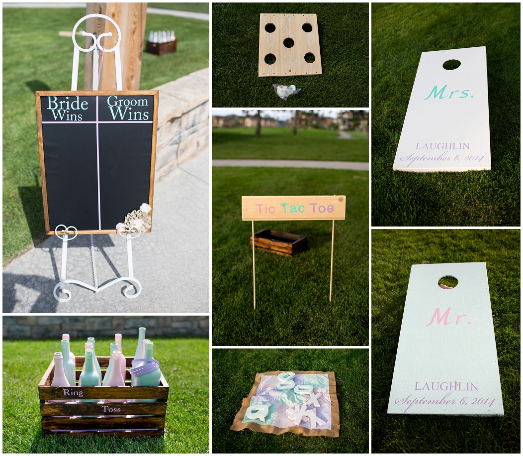 picture of wedding lawn games