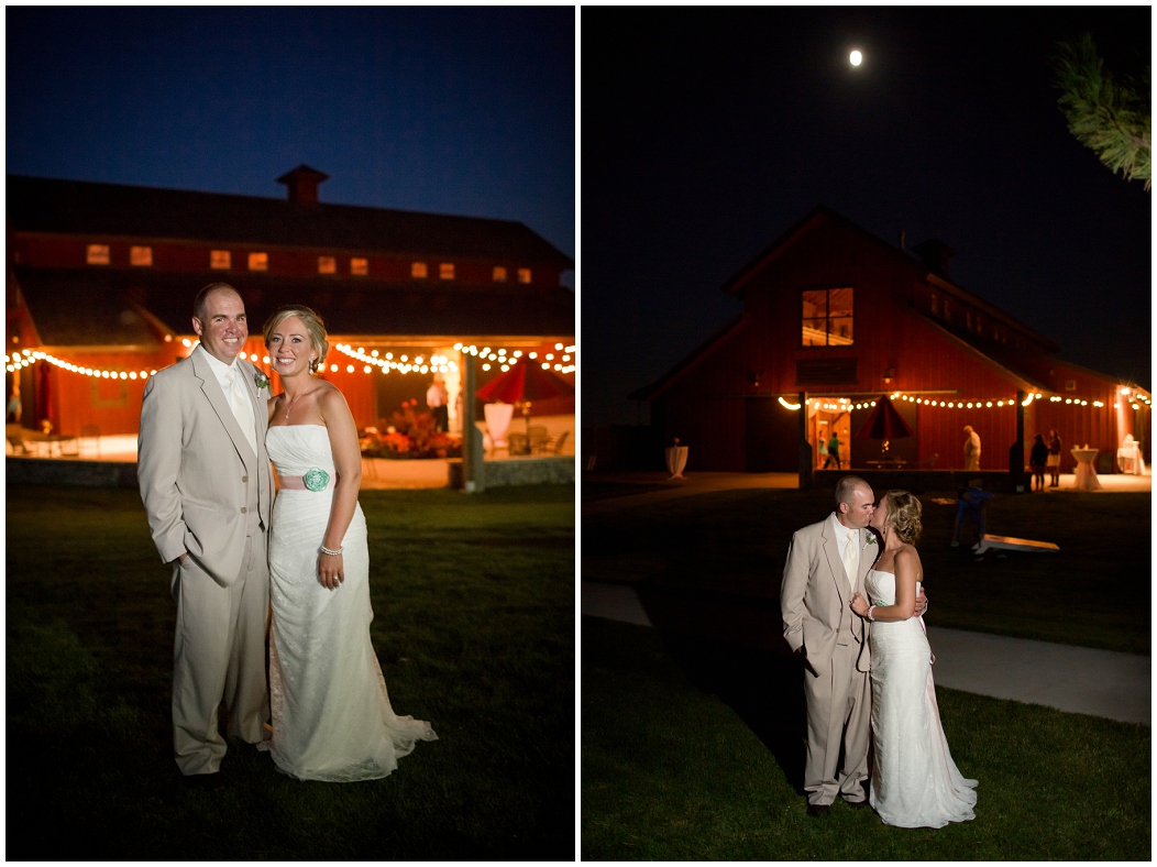picture of nighttime wedding photos