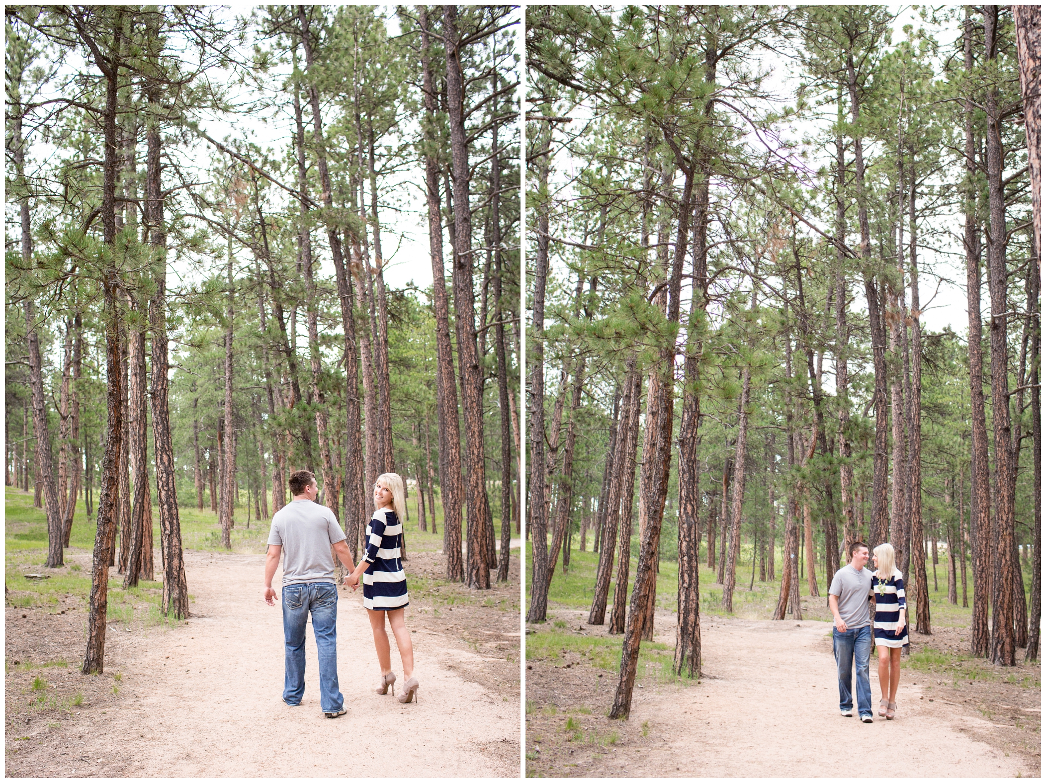 picture of Colorado Springs engagement photography 