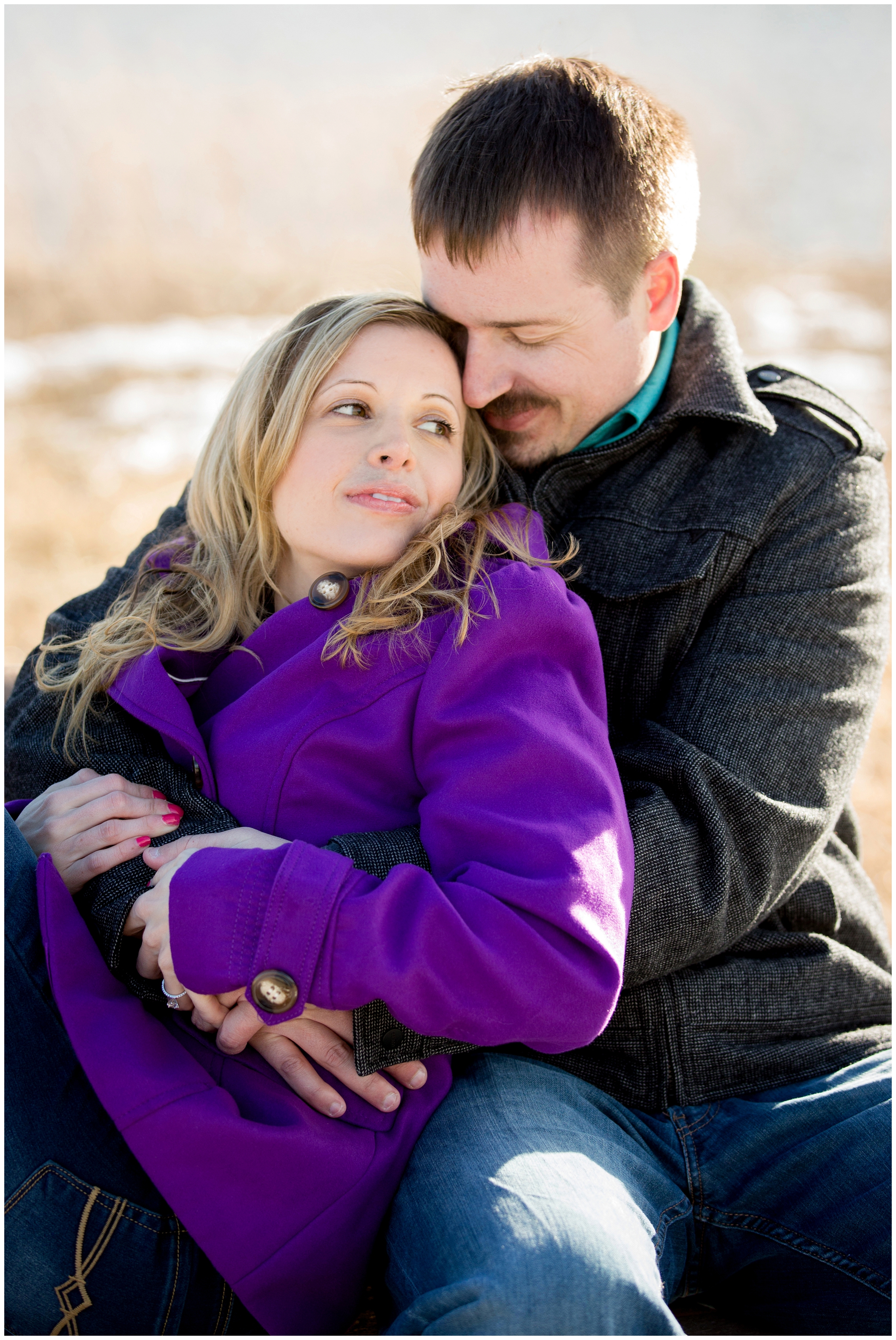 picture of Estes Park engagement photography 