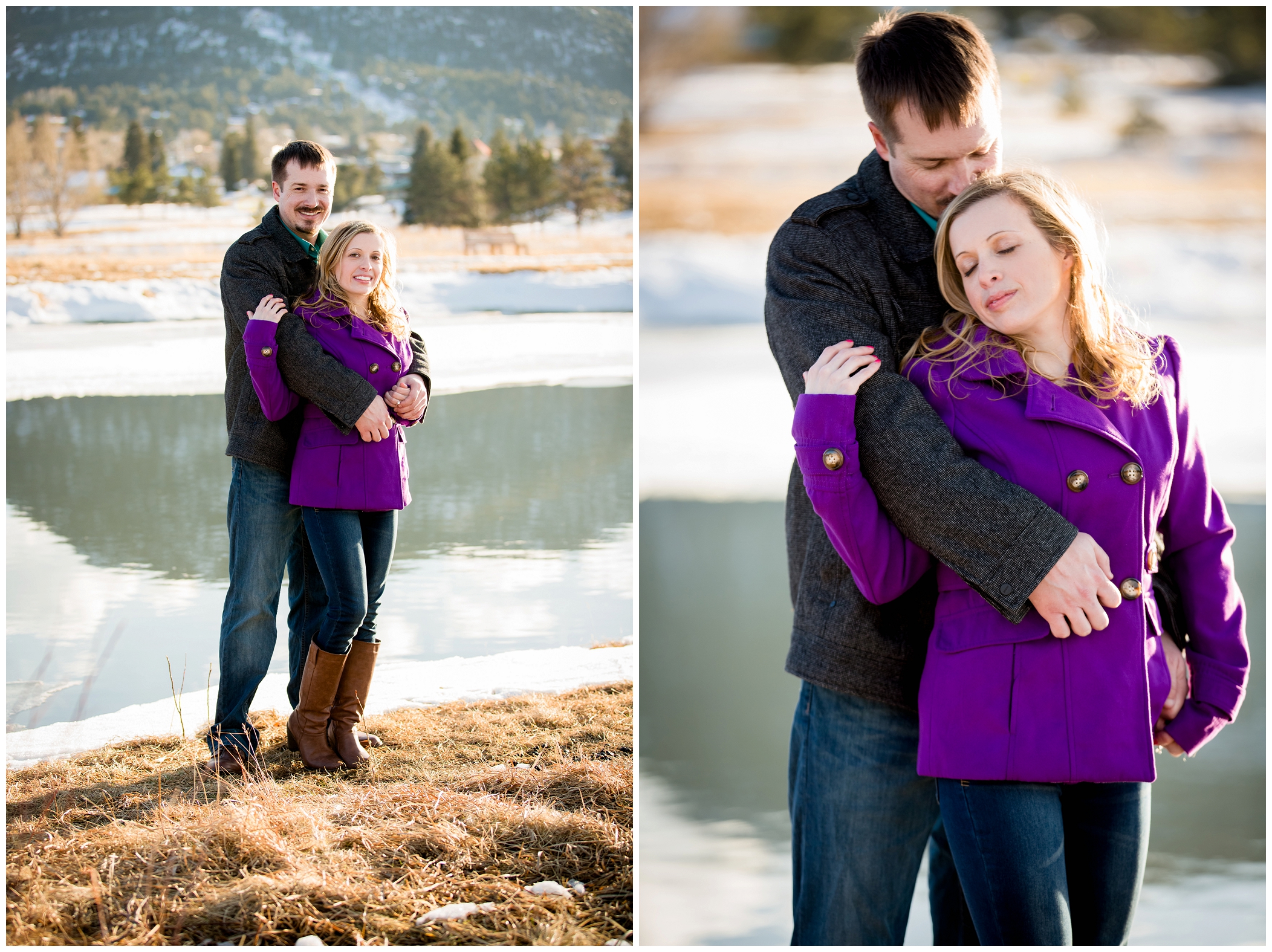 picture of winter engagement photos