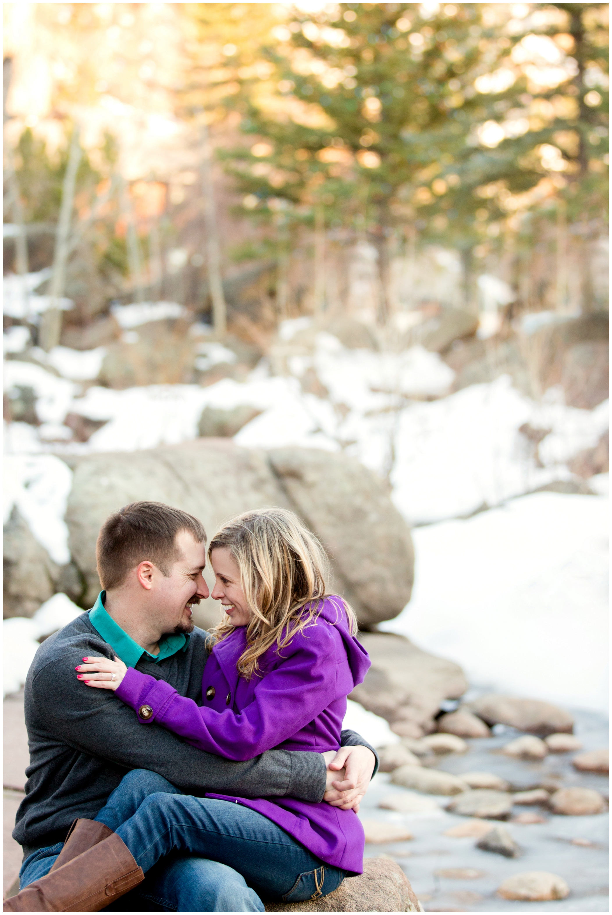 picture of Estes Park engagement photos