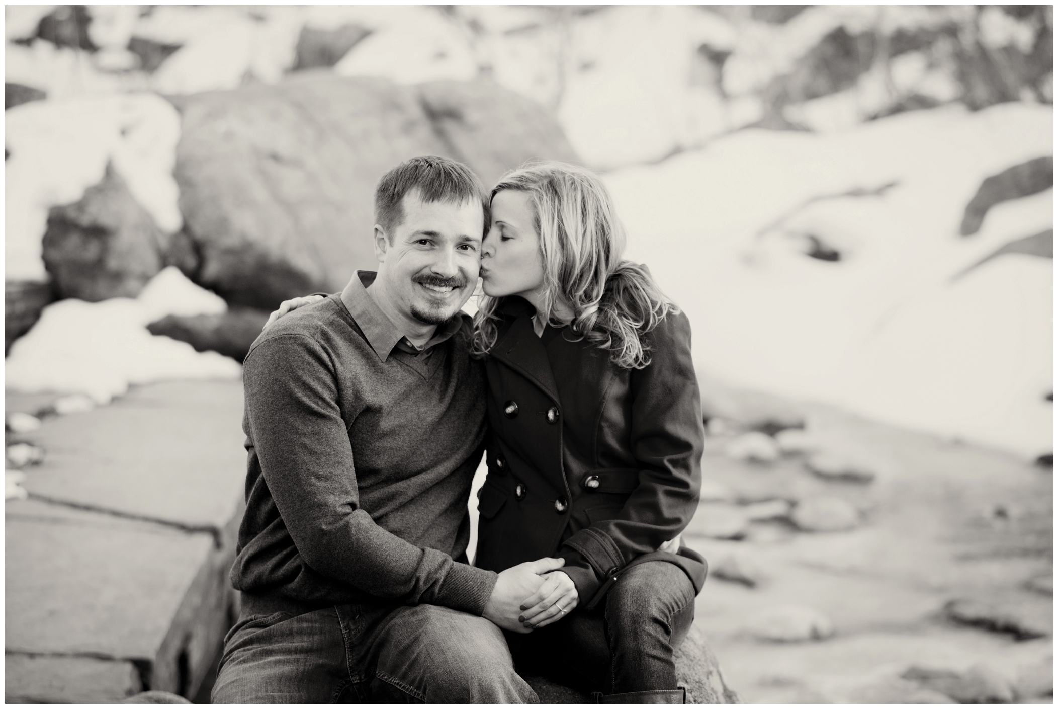 picture of Colorado mountains engagement photography