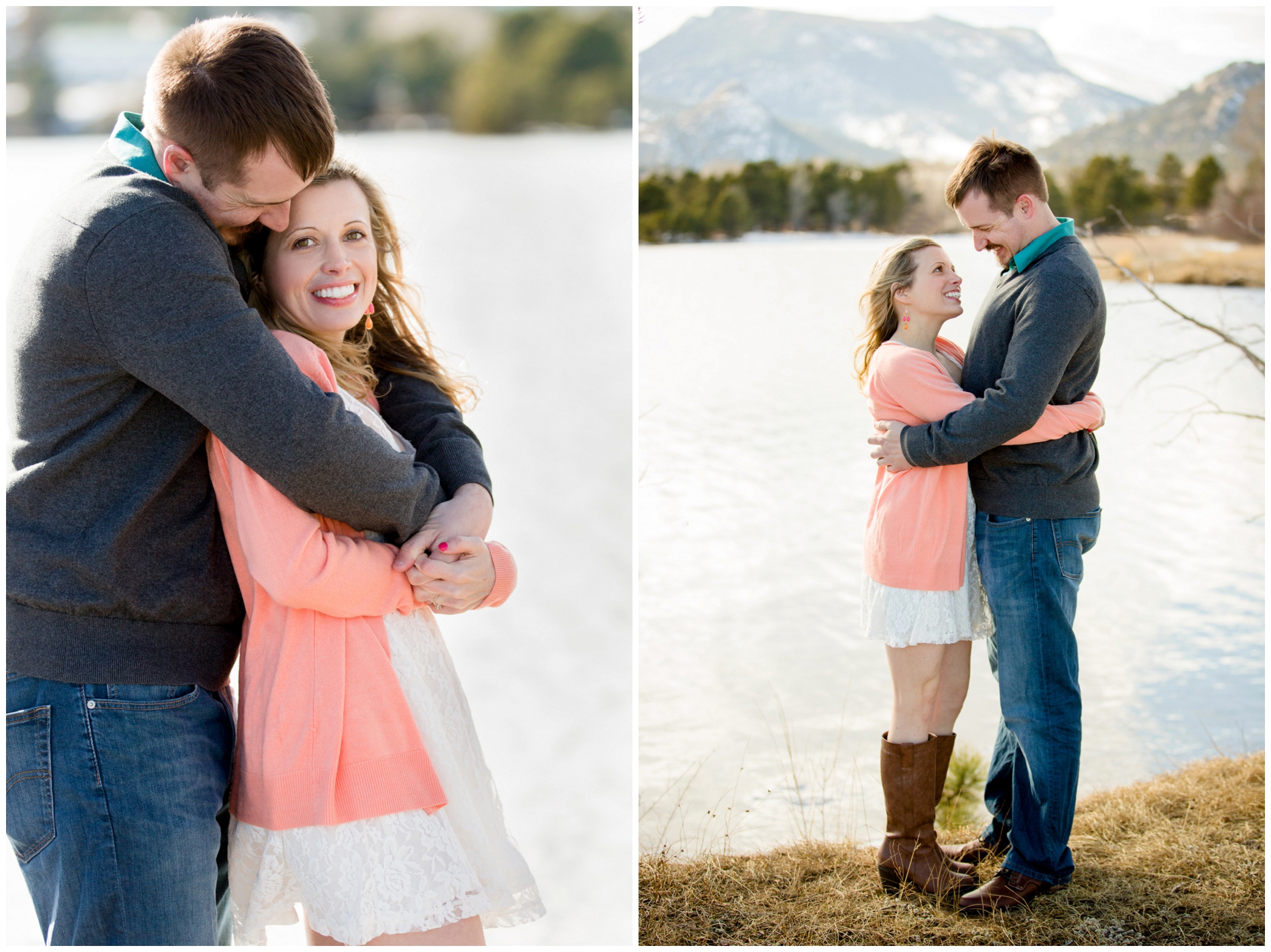 picture of Estes Park engagement photos