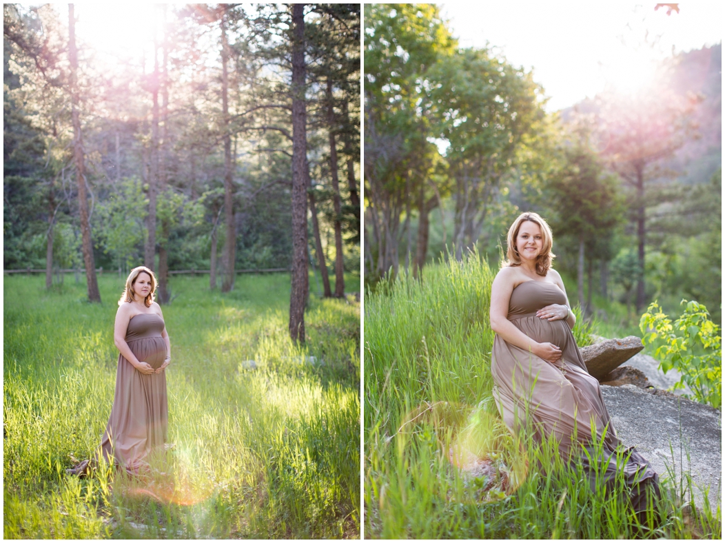 picture by Colorado maternity photographer 
