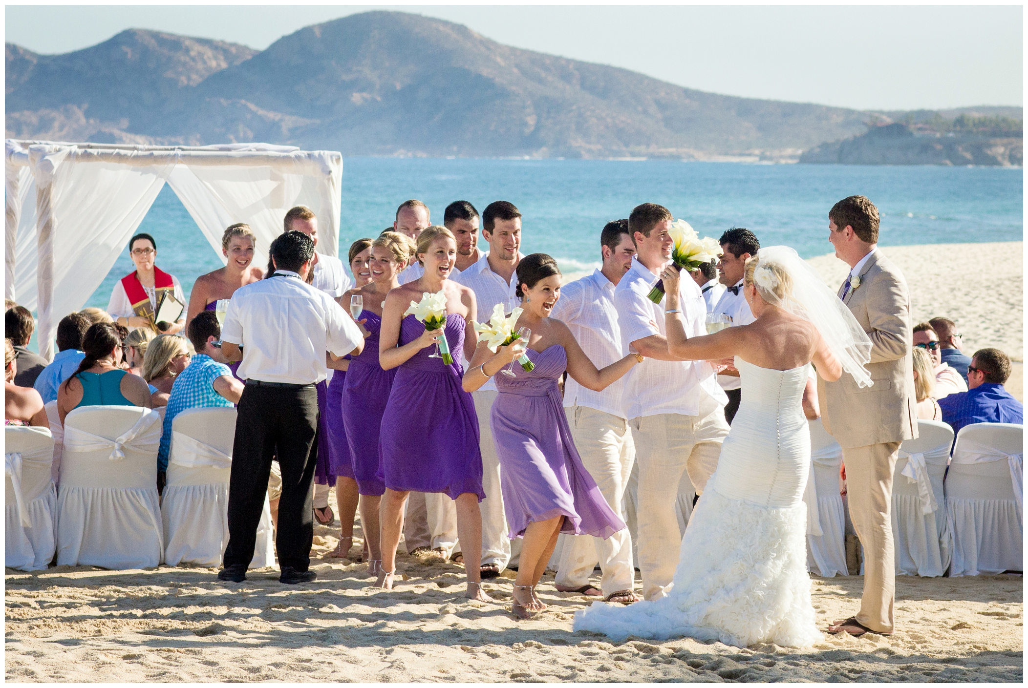 picture of destination wedding in Mexico 